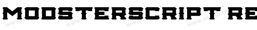 ModsterScript Regula字体转换